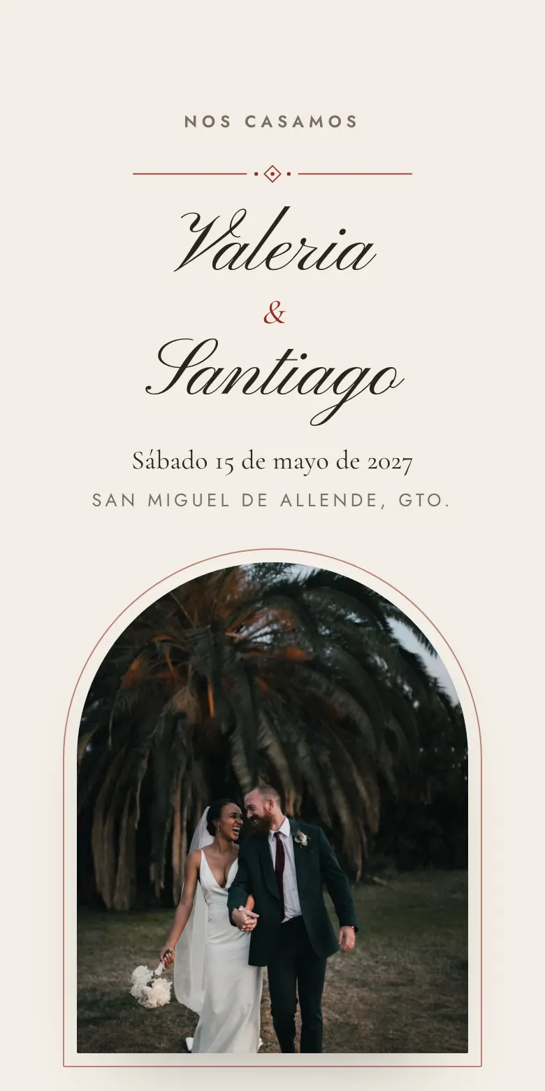 Plantilla Lacre de invitación digital para boda
